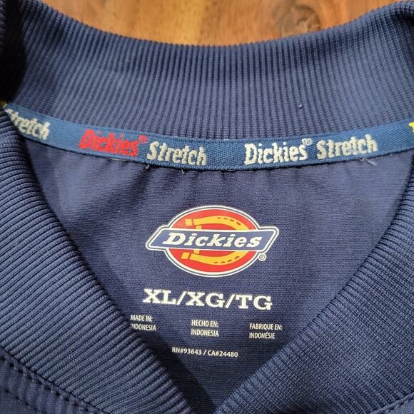 Dickies Snap Front Warm Up Jacket 85304A Navy Size XL - Picture 5 of 8